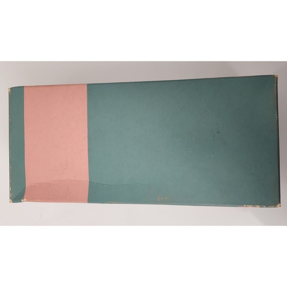 Vintage Penney's Shoe Box JC Penney 1950s/60s Pastel Blue & Pink Movie Prop - Picture 10 of 11